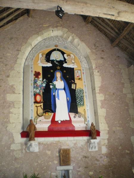 Maire et le vie dans la chapelle