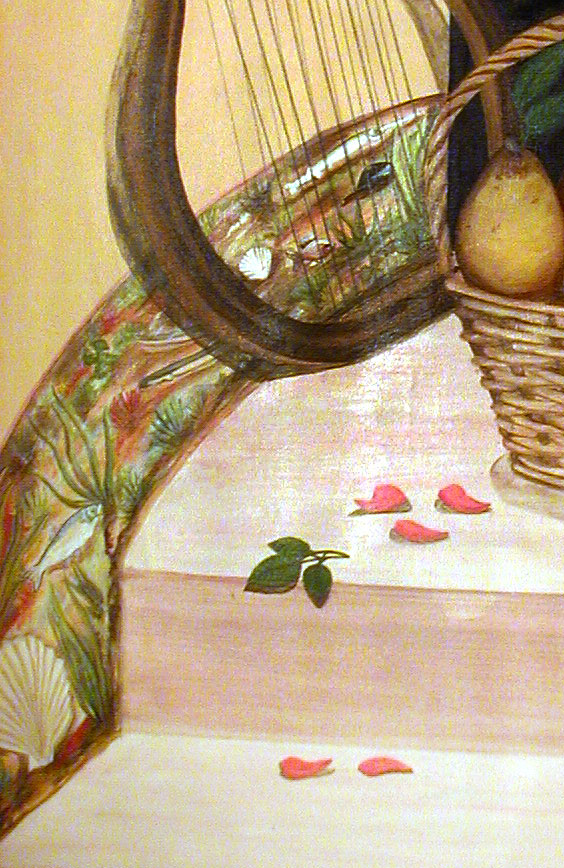 Détail fresque marine