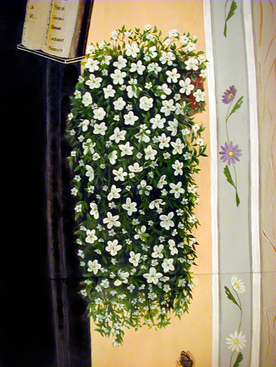 Traine de fleurs